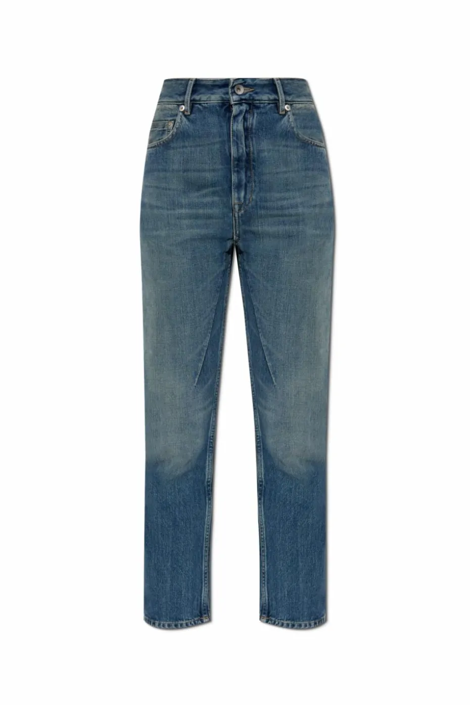 Rick Owens DRKSHDW NIEBIESKI Jeansy z logo