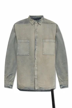 Rick Owens DRKSHDW SZARY Koszula jeansowa
