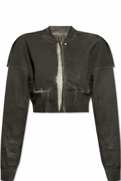 Rick Owens DRKSHDW SZARY Kurtka `Flight`