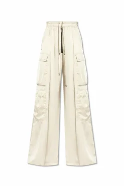 Rick Owens kremowy Spodnie `Cargobelas`
