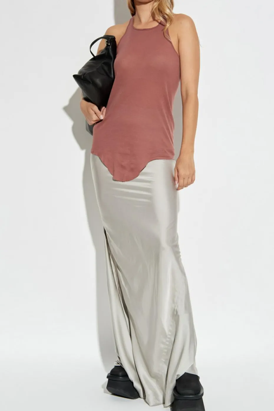 Rick Owens RÓŻOWY Top `Basic`
