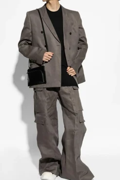 Rick Owens SZARY Marynarka `JMF`
