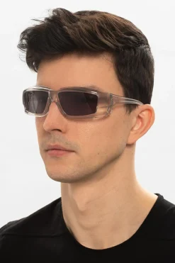 Rick Owens SZARY Okulary przeciwsłoneczne ‘Rick’
