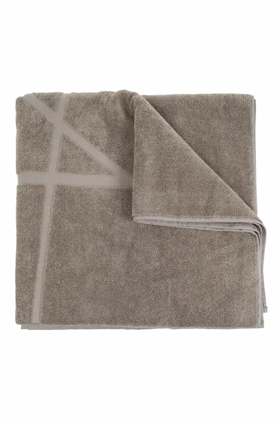 Rick Owens SZARY Ręcznik z logo