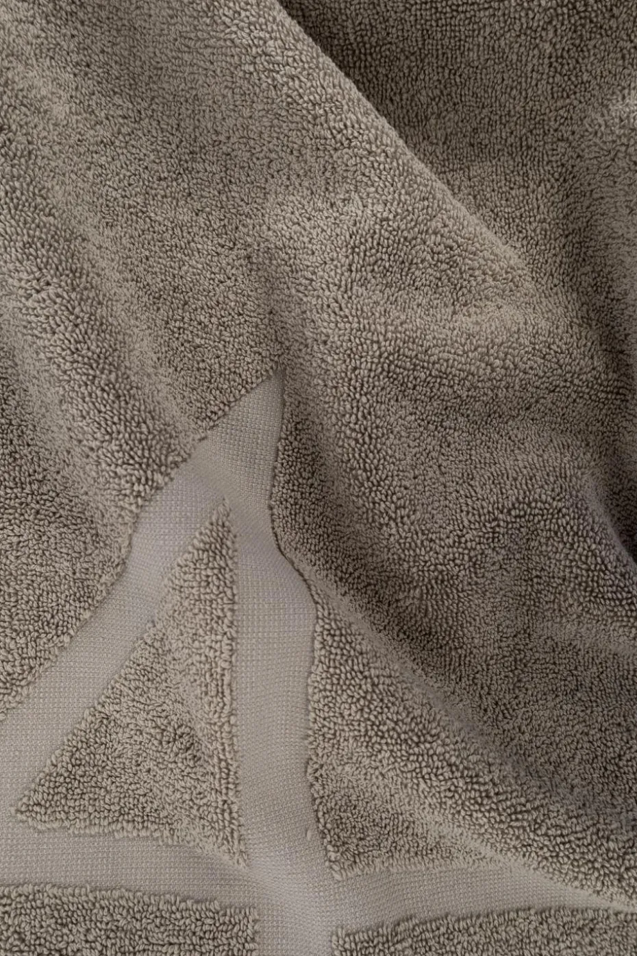 Rick Owens SZARY Ręcznik z logo