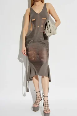 Rick Owens SZARY Spódnica `Tanja`
