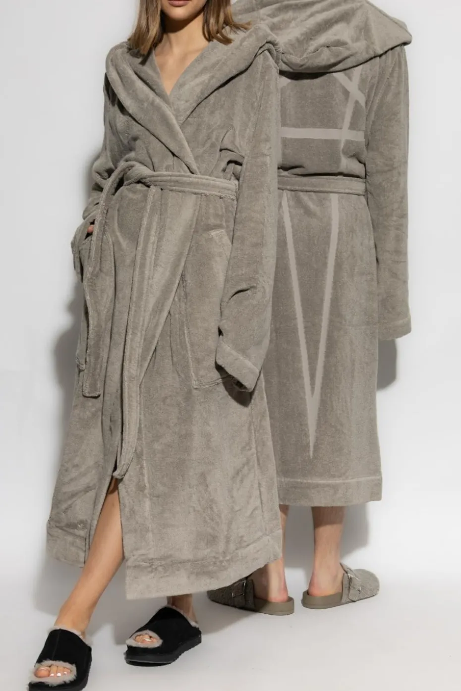 Rick Owens SZARY Szlafrok