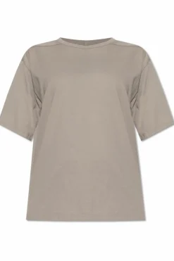 Rick Owens SZARY T-shirt z okrągłym dekoltem
