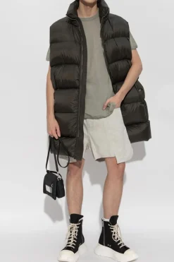 Rick Owens ZIELONY T-shirt `Level T`