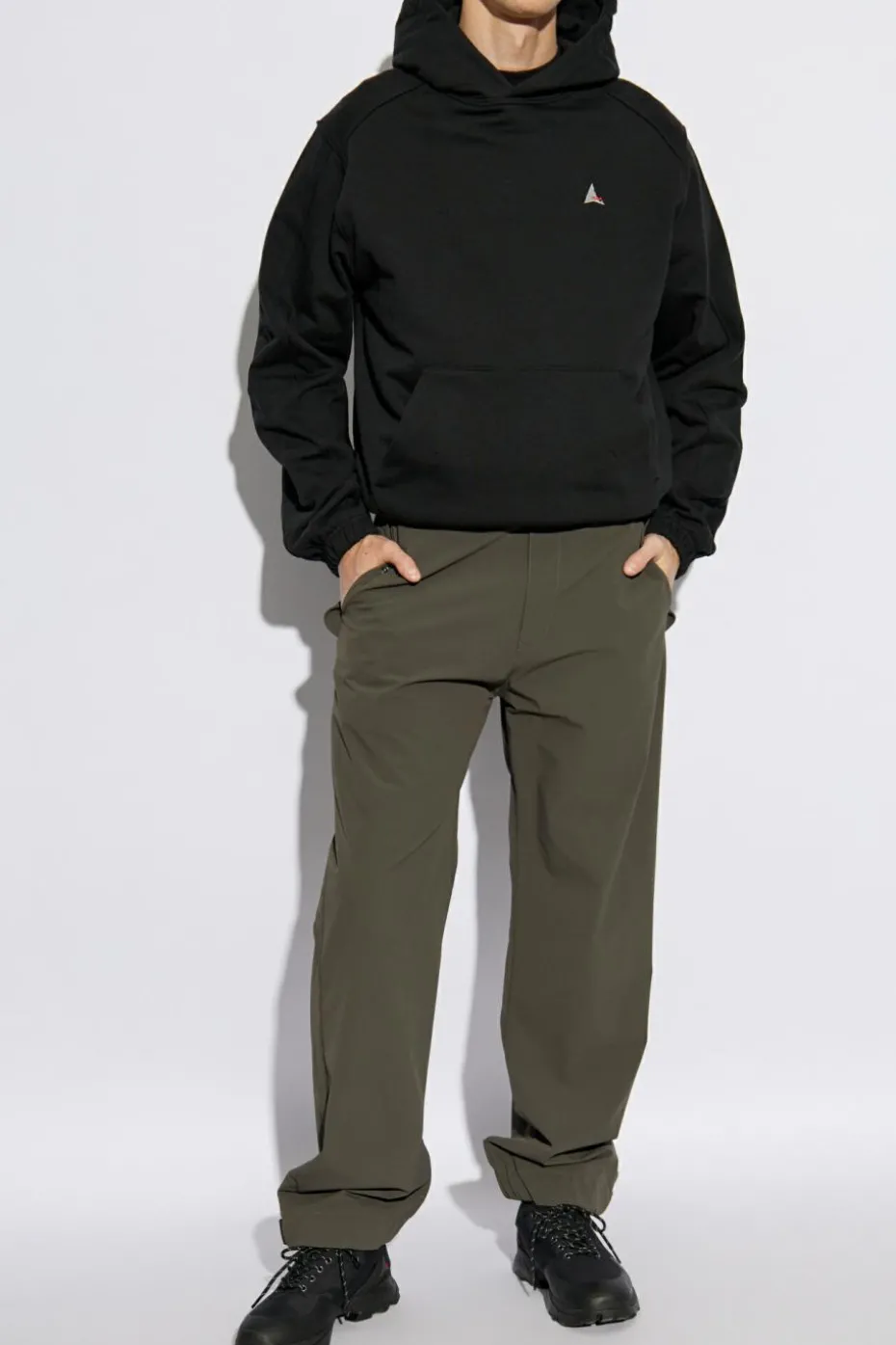 ROA CZARNY Bluza z logo