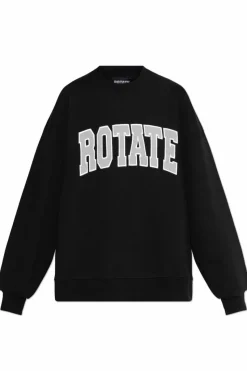 ROTATE CZARNY Bluza z logo