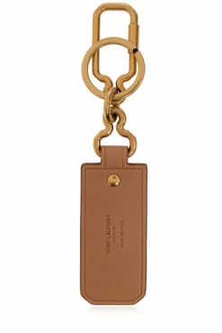 Saint Laurent beżowy Brelok do kluczy