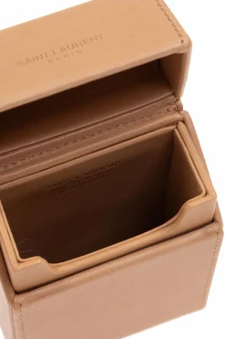Saint Laurent beżowy Etui na papierosy