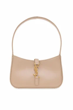 Saint Laurent beżowy Torba do ręki ‘Le 5 A 7 Mini’ typu ‘hobo’