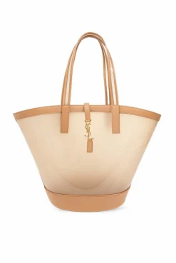 Saint Laurent beżowy Torba ‘Panier Medium’ typu ‘shopper’