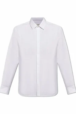 Saint Laurent BIAŁY Bawełniana koszula