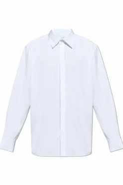 Saint Laurent BIAŁY Bawełniana koszula