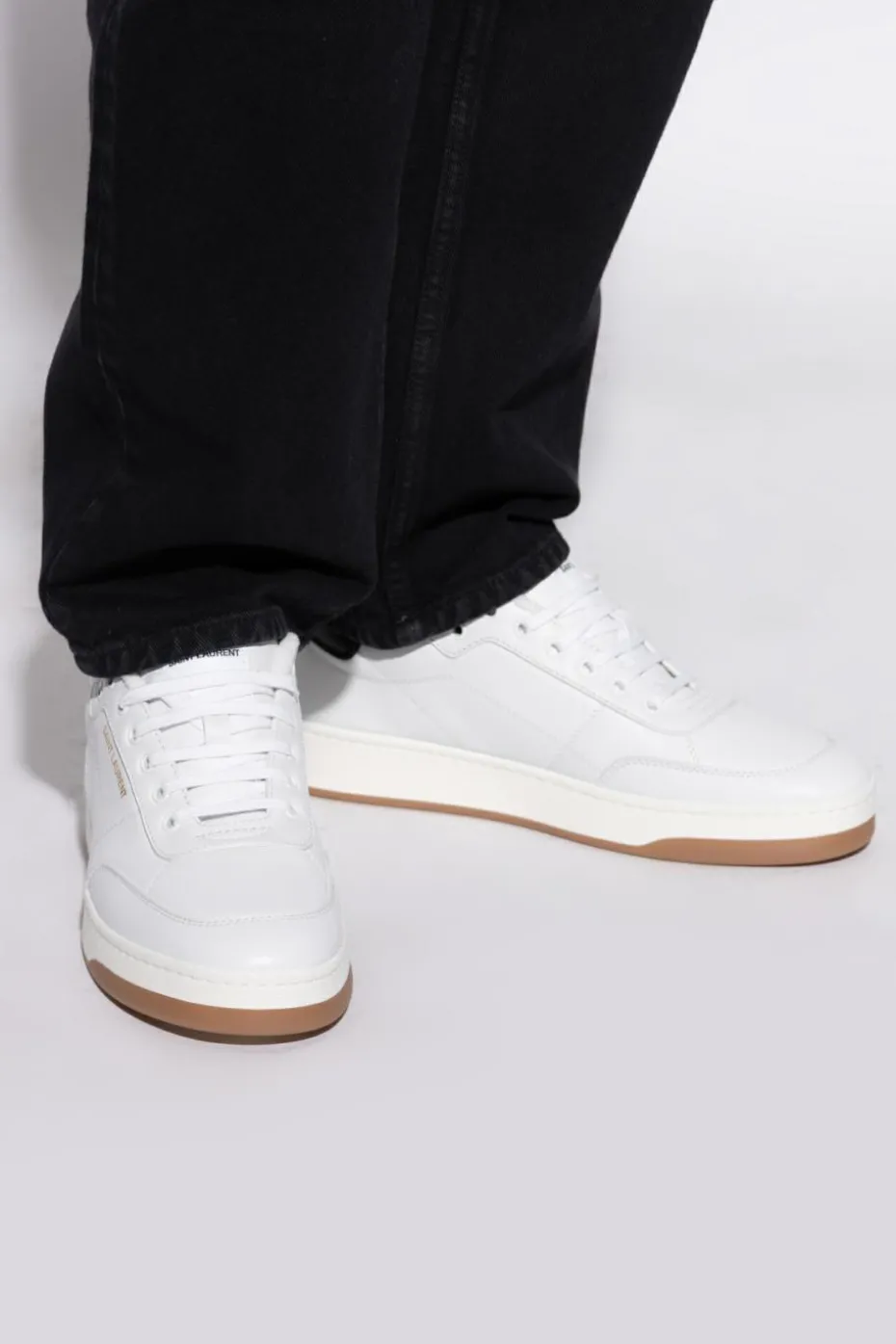 Saint Laurent BIAŁY Buty sportowe z logo