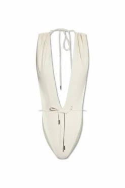 Saint Laurent BIAŁY Kostium jednoczęściowy