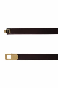 Saint Laurent BORDO Skórzany pasek