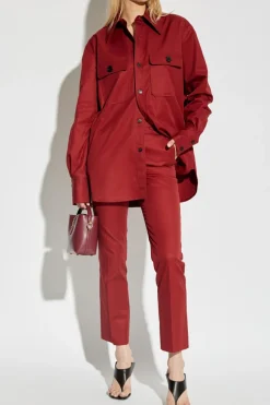 Saint Laurent BORDO Spodnie w kant