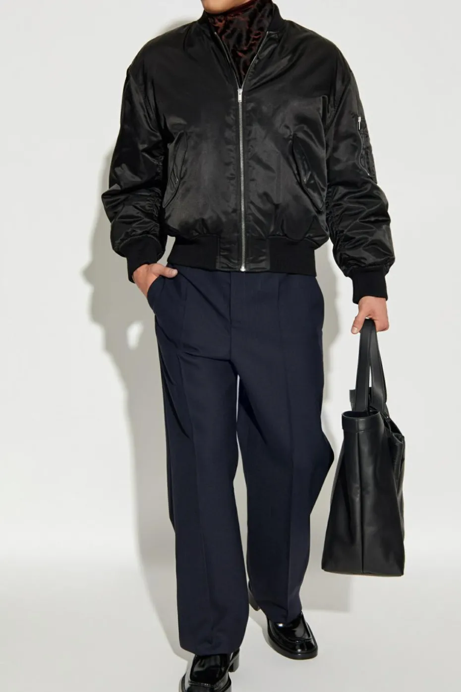 Saint Laurent BORDO Wełniany golf