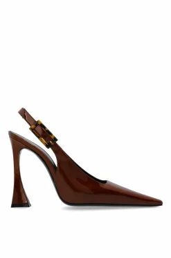 Saint Laurent BRĄZOWY Buty na obcasie `Dune`