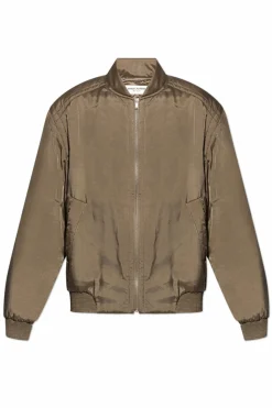 Saint Laurent BRĄZOWY Kurtka typu ‘bomber’
