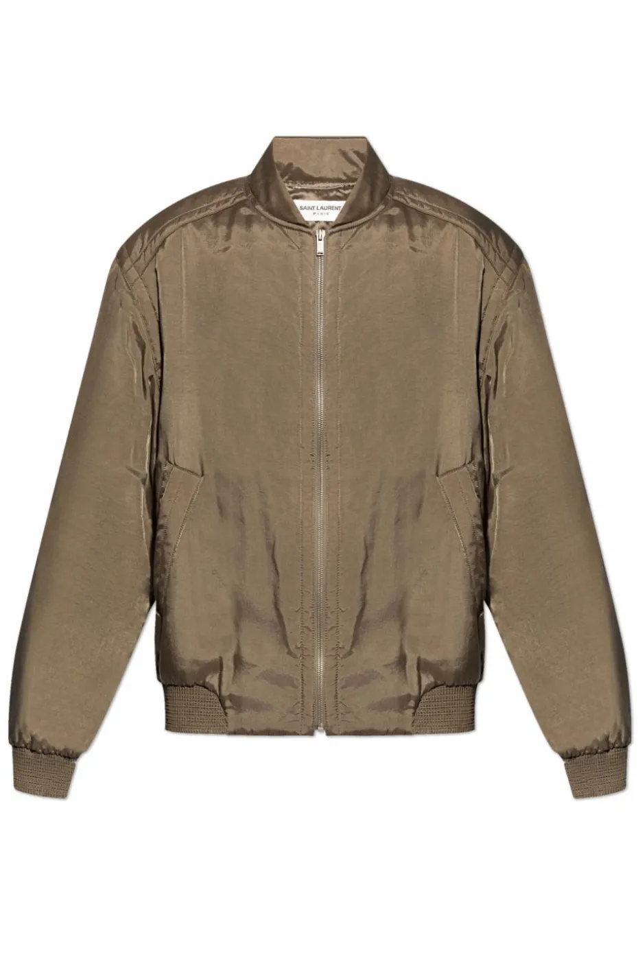 Saint Laurent BRĄZOWY Kurtka typu ‘bomber’