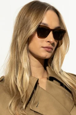 Saint Laurent BRĄZOWY Okulary przeciwsłoneczne ‘SL 716’