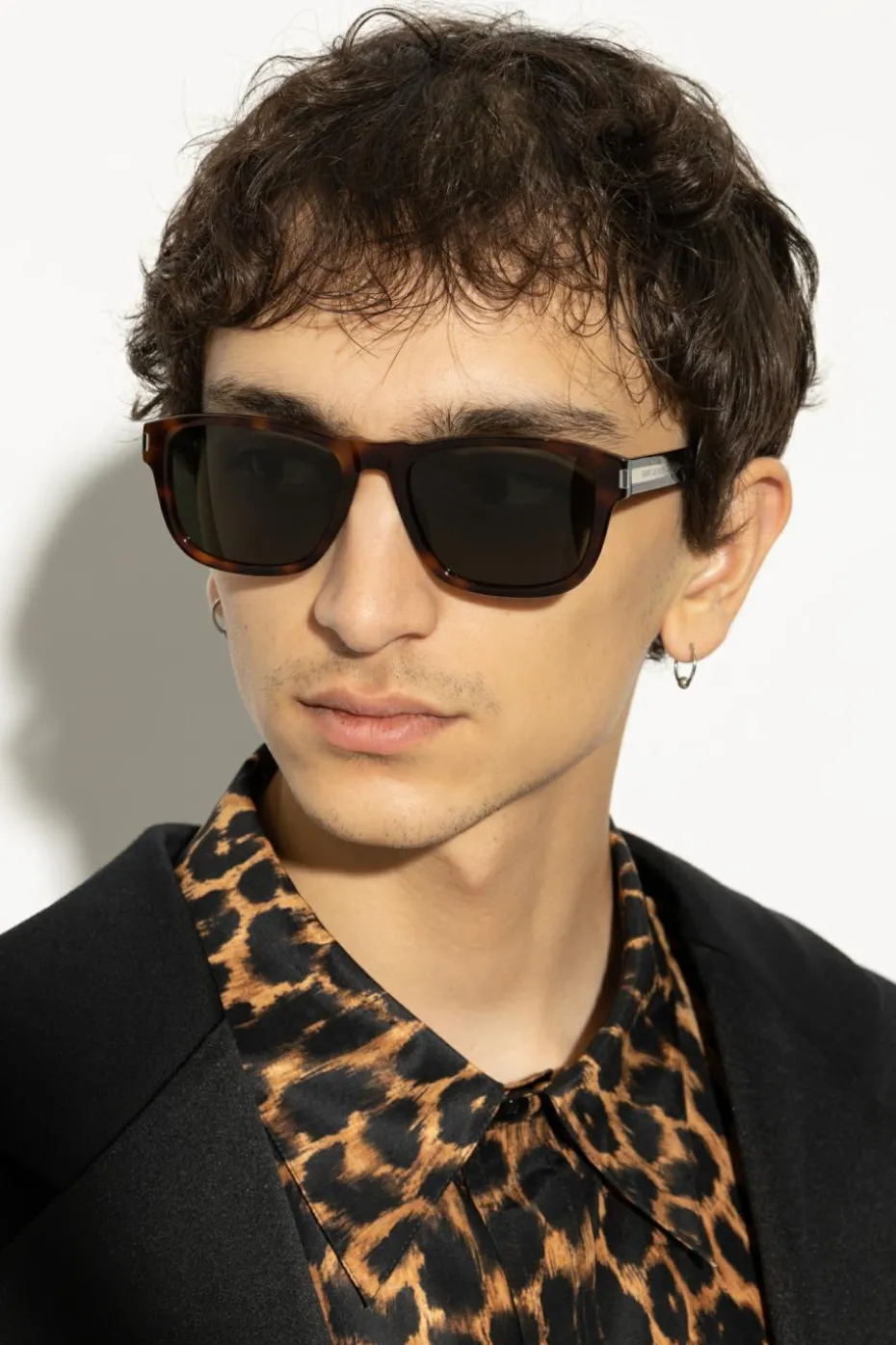 Saint Laurent BRĄZOWY Okulary przeciwsłoneczne `SL 710`