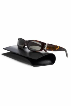 Saint Laurent BRĄZOWY Okulary przeciwsłoneczne `SL M152`