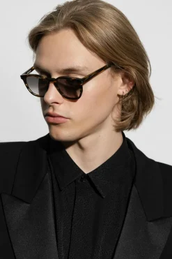 Saint Laurent BRĄZOWY Okulary przeciwsłoneczne ‘SL 28’