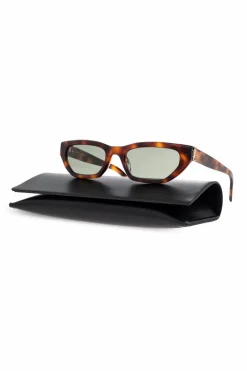 Saint Laurent BRĄZOWY Okulary przeciwsłoneczne `SL M126`