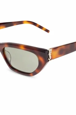 Saint Laurent BRĄZOWY Okulary przeciwsłoneczne `SL M126`