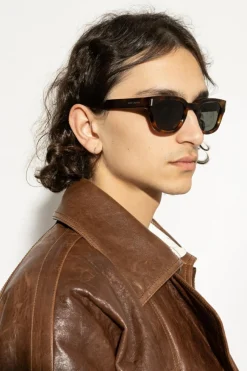 Saint Laurent BRĄZOWY Okulary przeciwsłoneczne `SL 838`