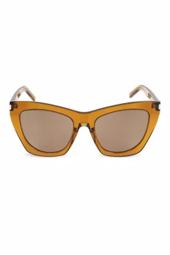 Saint Laurent BRĄZOWY Okulary przeciwsłoneczne `SL 214 Kate`