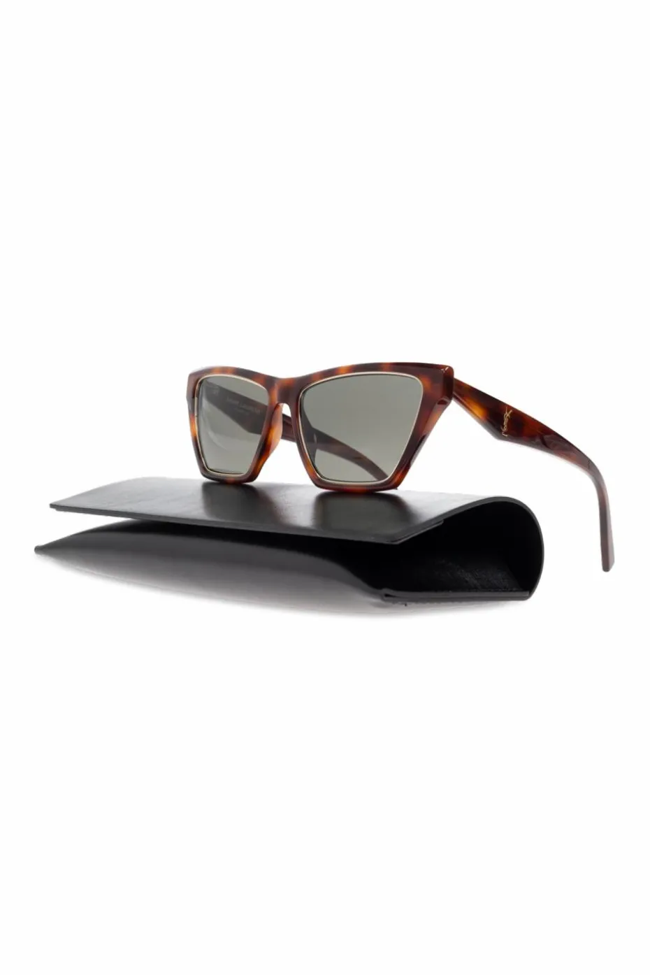 Saint Laurent BRĄZOWY Okulary przeciwsłoneczne `SL M103`