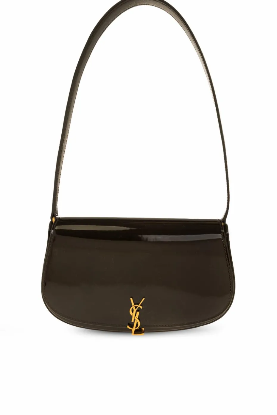 Saint Laurent BRĄZOWY Torba na ramię `Voltaire Mini`