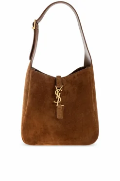 Saint Laurent BRĄZOWY Torba na ramię `LE 5 a 7 Supple Small`