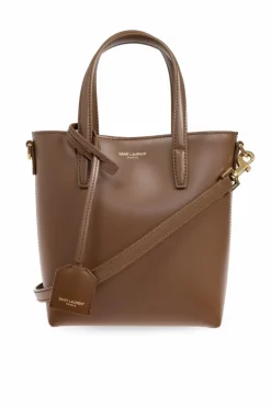 Saint Laurent BRĄZOWY Torba na ramię `Mini Toy`