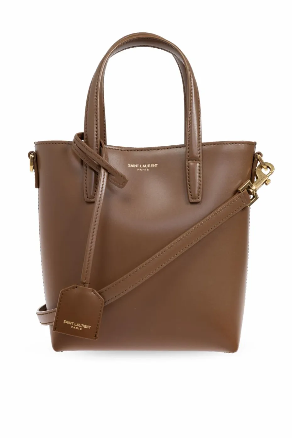 Saint Laurent BRĄZOWY Torba na ramię `Mini Toy`