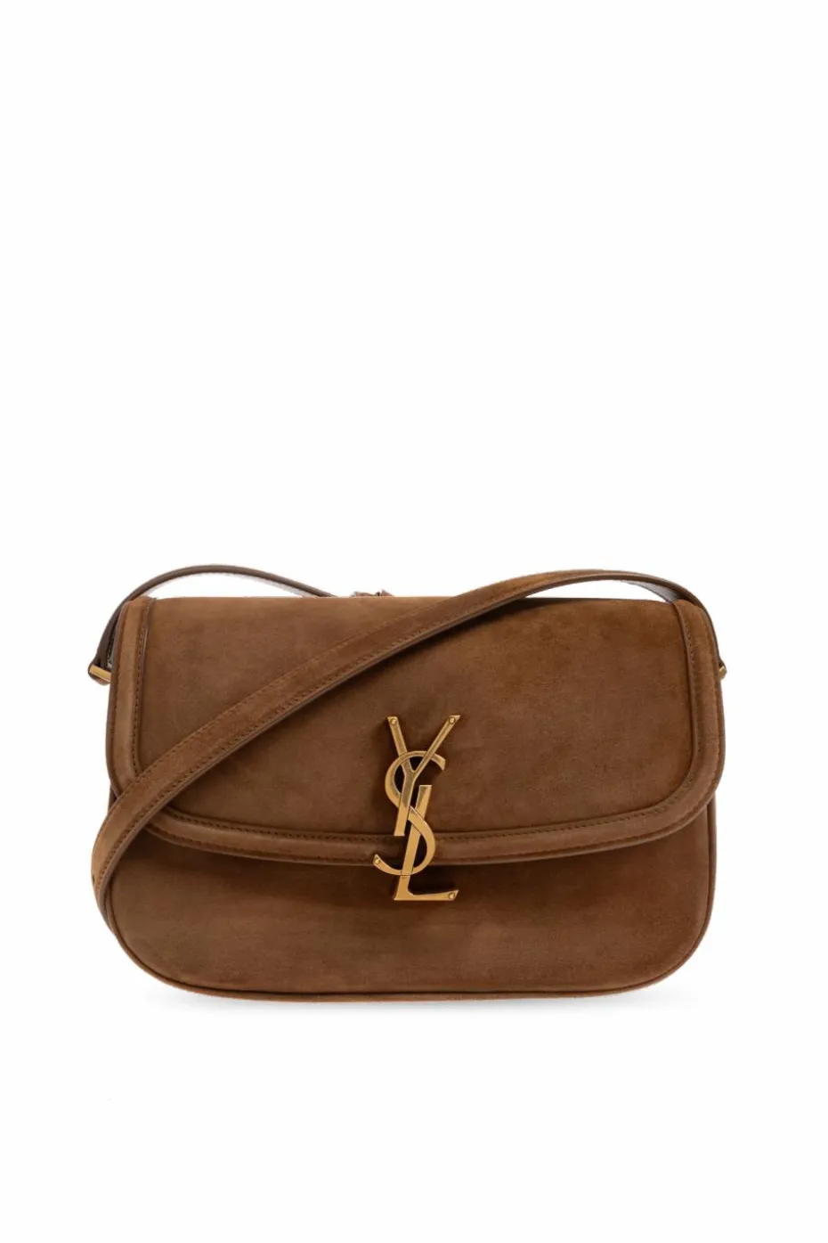 Saint Laurent BRĄZOWY Torba ‘Solferino Medium’