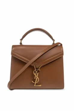 Saint Laurent BRĄZOWY Torba do ręki `Cassandra`