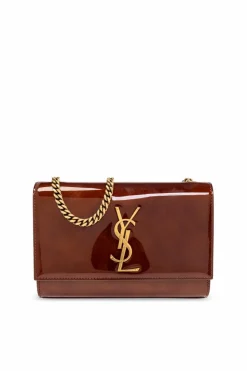 Saint Laurent BRĄZOWY Torba na ramię ‘Kate Small’