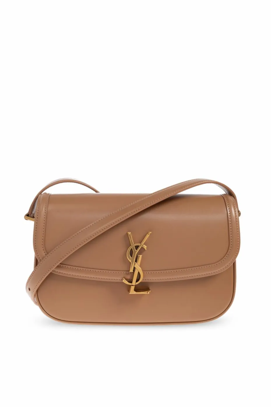 Saint Laurent BRĄZOWY Torba ‘Solferino Medium’