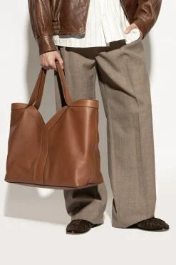 Saint Laurent BRĄZOWY Torba ‘Y Large’ typu ‘shopper’