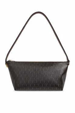Saint Laurent BRĄZOWY Torba na ramię ‘Le Monogramme’