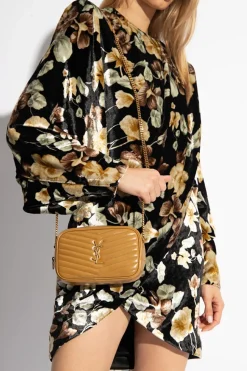 Saint Laurent BRĄZOWY Torba na ramię ‘Lou Mini’