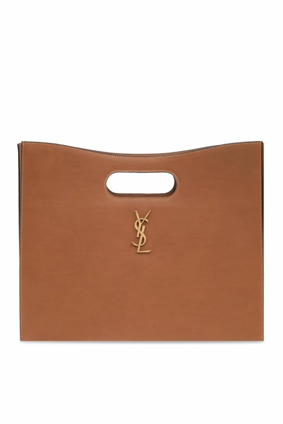 Saint Laurent BRĄZOWY Torba do ręki `Junon`